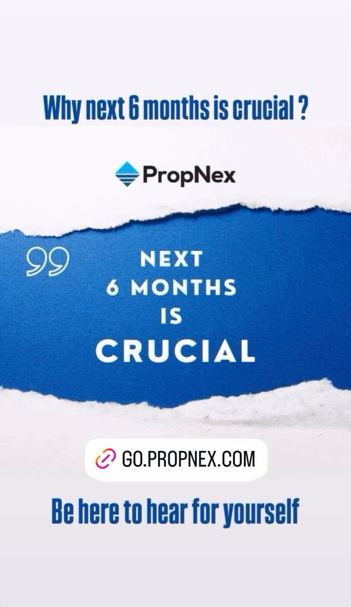 Next 6 months is crucial